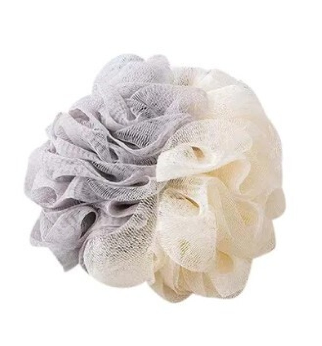 2 Packed Soft Bath Sponge With Shower Mesh Foaming Loofah Exfoliating Scrubber For Body And Face With Premium Multicolour Look