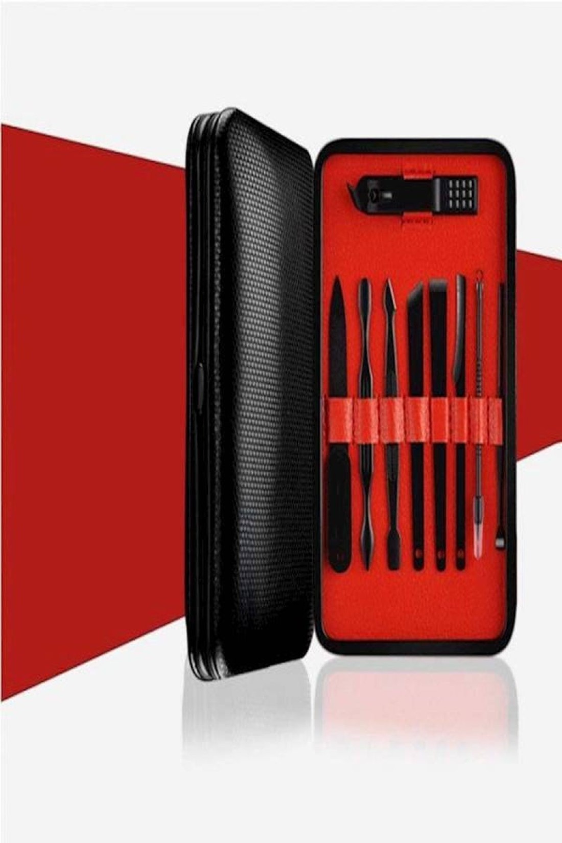 Generic 15 In 1 Professional Nail Clipper, Manicure Set, Black