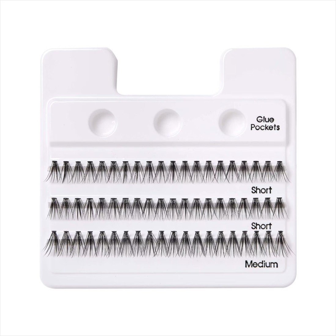KISS Lash Couture Faux Mink Lash Extensions Style Venus Exclusive FlatBand Technology Short Medium Length 60 Individual Lash Clusters Glue On Lashes