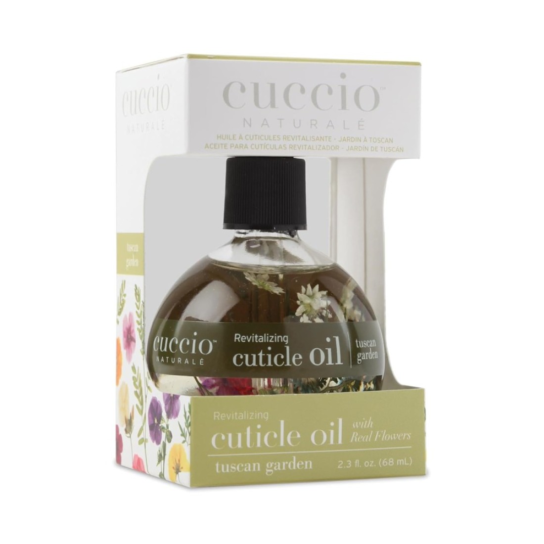 Cuccio Naturale Italian Garden Collection Revitalizing Cuticle Oil &ndash; Tuscan Garden with Hawthorn &amp; Wild Daisy &ndash; Hydrating and Nourishing Cuticle Oil for Stronger, Healthier Nails &ndash; 2.1 oz