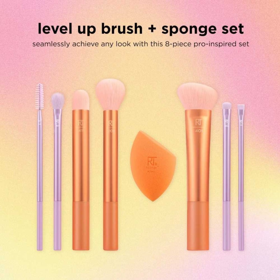 Real Techniques Level Up Brush And Sponge Kit