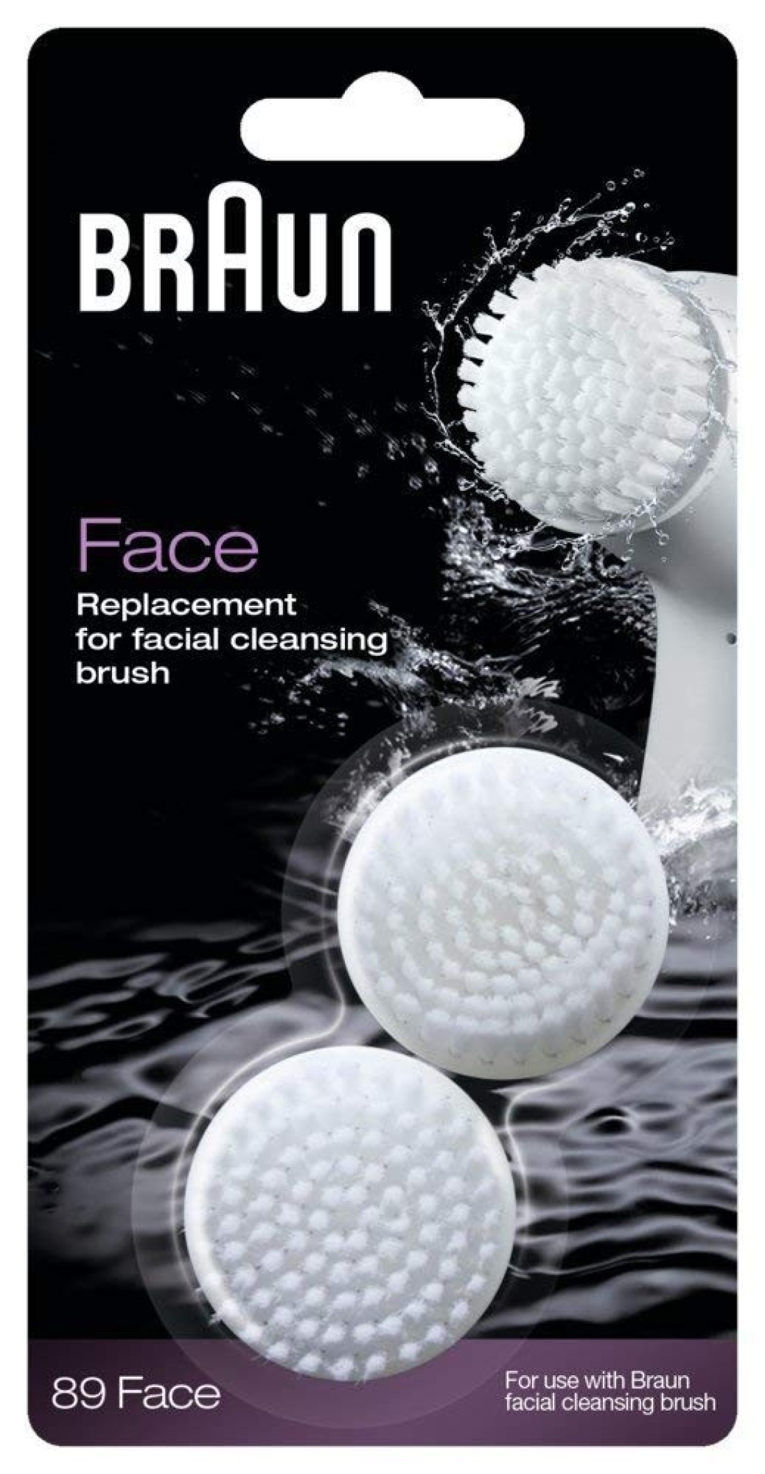 Braun Silkpil Skin Spa Facial Cleansing Brush Braun Facial Brushes Refill Pack 2 Replacement Brushes