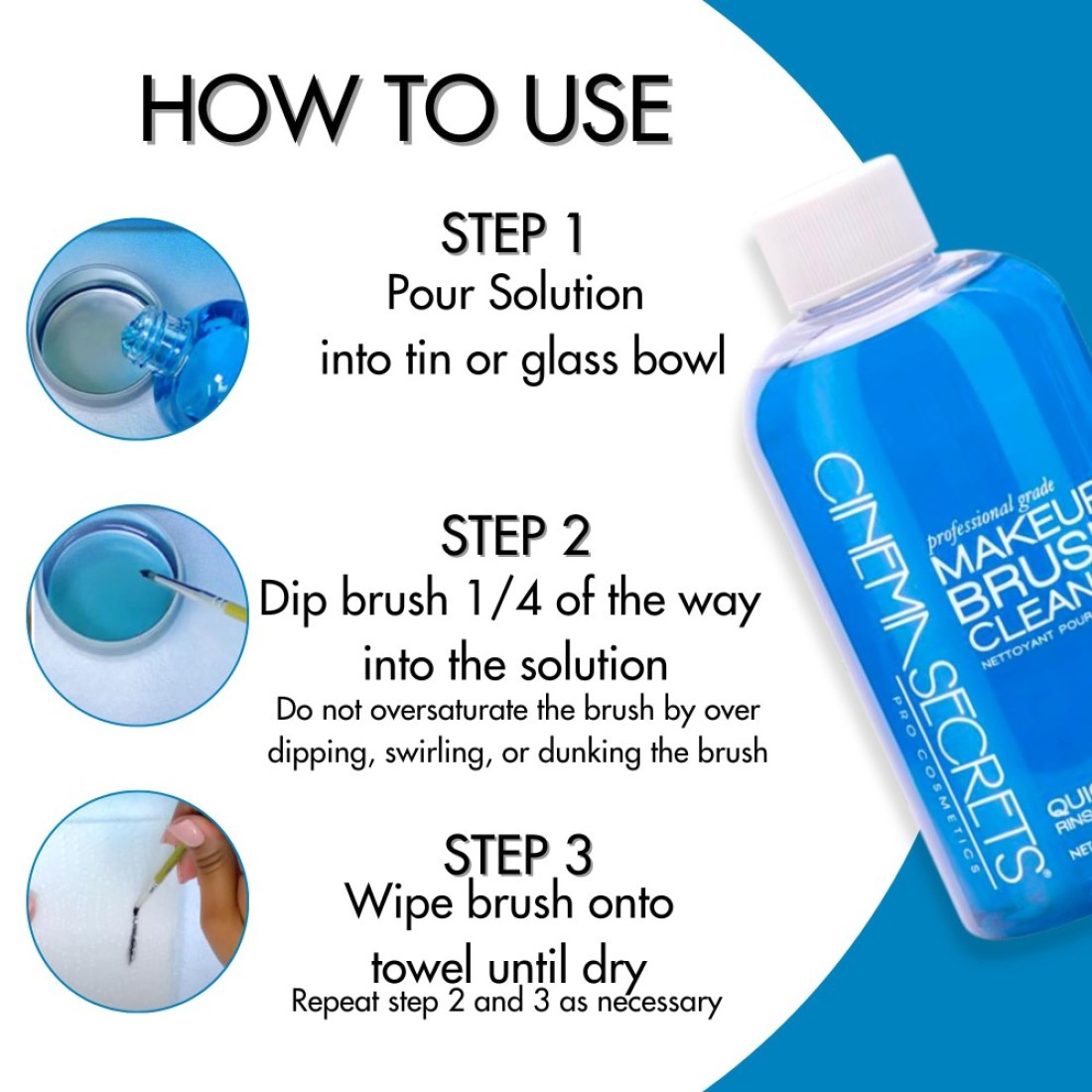 Cinema Secrets Professional Makeup Brush Cleaner