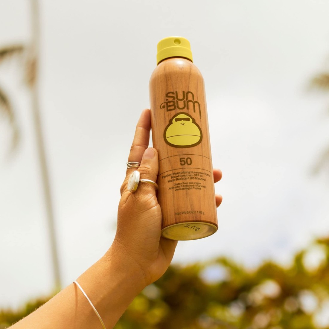 Sun BumOriginal SPF 50 Sunscreen Spray Vegan and Hawaii 104 Act Compliant Octinoxate Oxybenzone Free Broad Spectrum Moisturizing UVAUVB Sunscreen with Vitamin E 6 oz natural