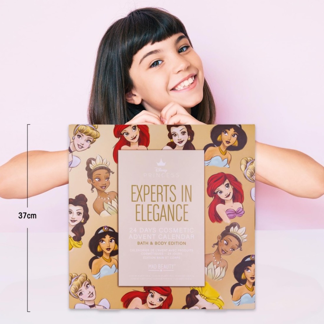 Mad Beauty Disney Princess 24Day Christmas Advent Calendar Includes Face Masks Skincare Bath and Beauty Products CrueltyFree Cosmetics Gifts for Women Adults and Kids