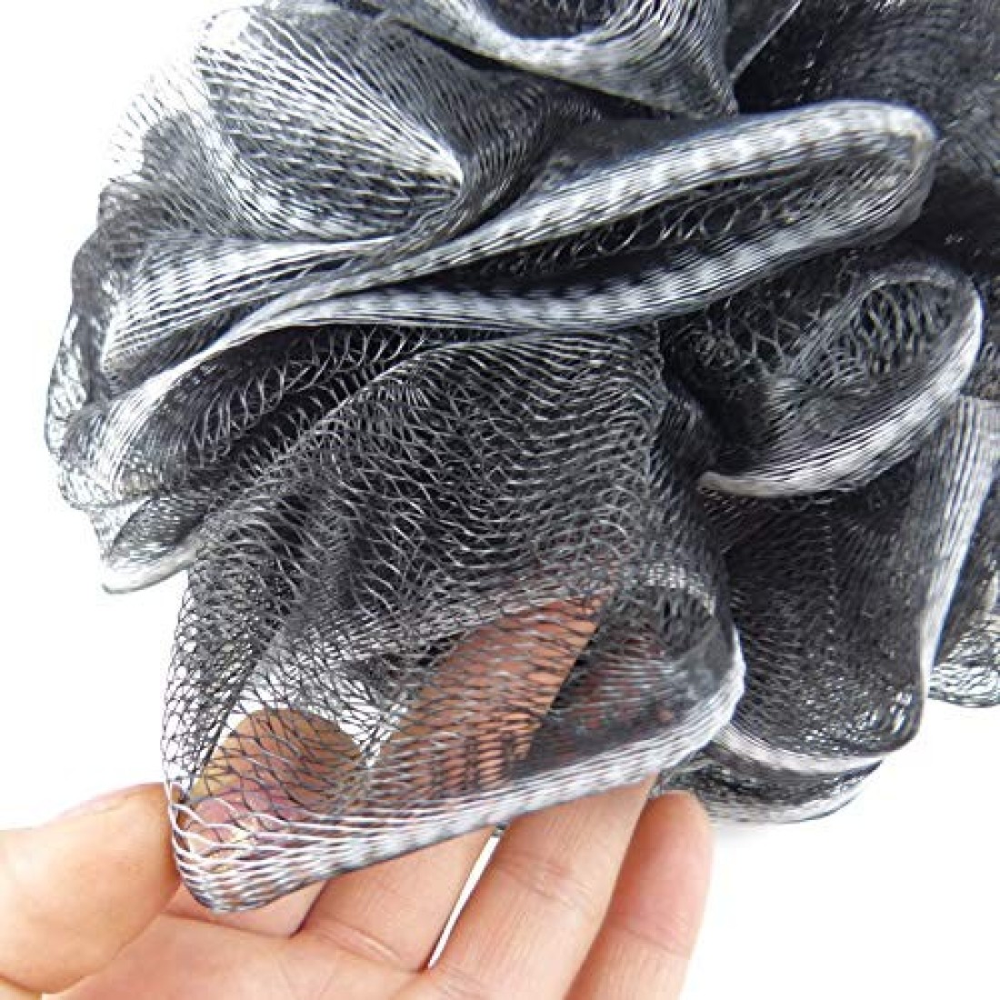 BTYMS 4 Pieces Shower Loofahs Bath Sponges 60g Bath Scrunchies Mesh Pouf Exfoliating Loofa for Body Washing