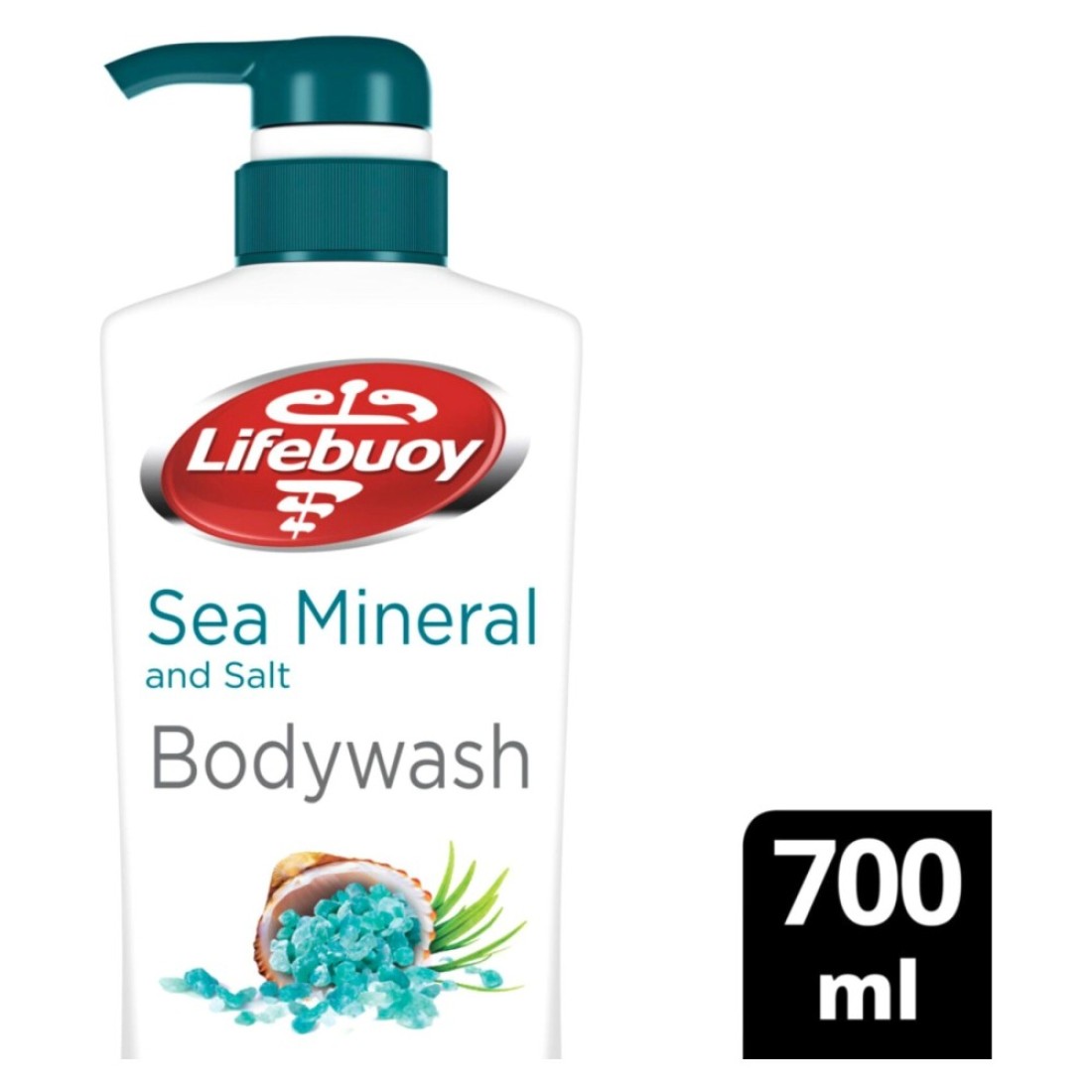 Lifebuoy Antibacterial Body Wash Sea Mineral 100% Stronger Germ Protection 700ml