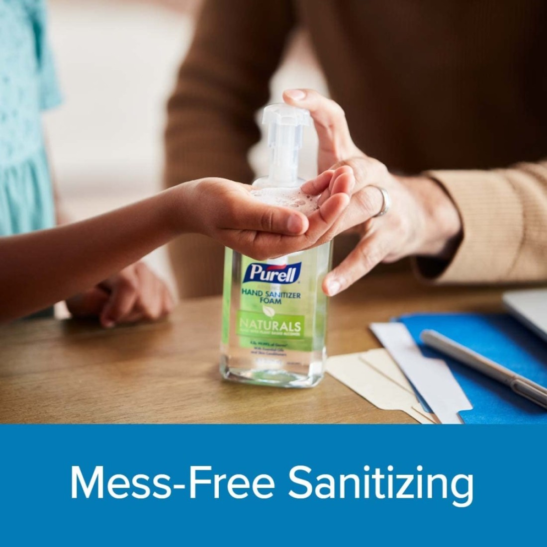 Purell Advanced Hand Sanitizer Naturals Foam with PlantBased Ethanol 10 fl oz Foam Pump Bottle Pack of 3 300106EC
