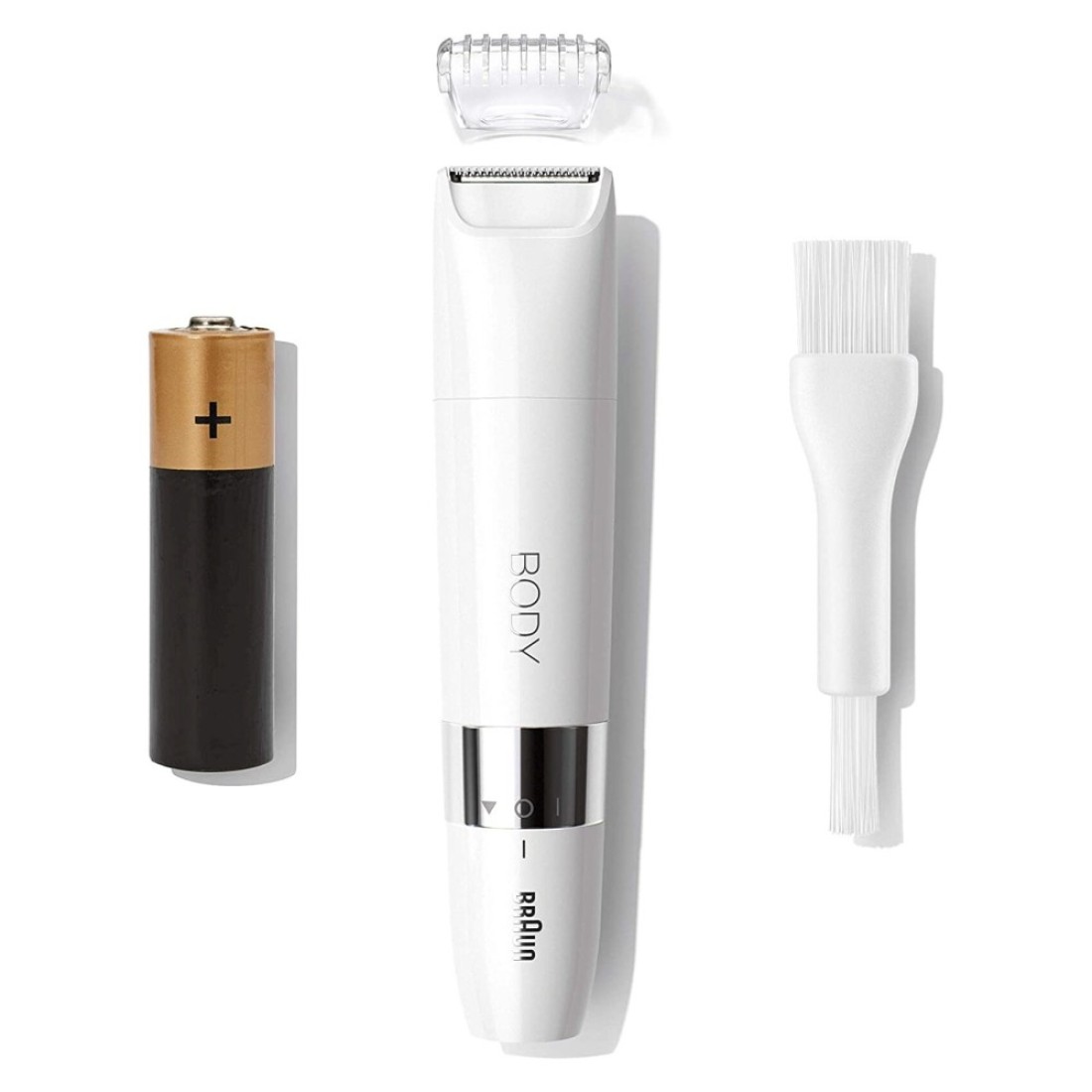 Braun Hello Body Mini Trimmer With Comb White 2 PCS