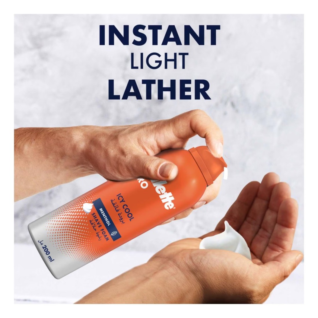 Gillette Pro Icy Cool Shave Foam Menthol 200ml