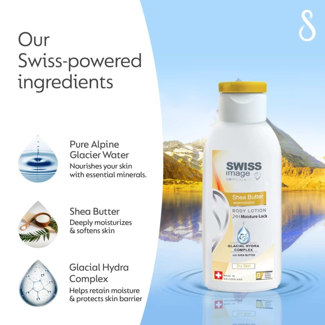 Swiss Image Shea Butter Moisturizing Body Lotion Clear 250ml