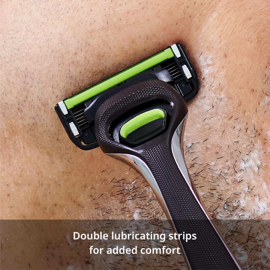 Dorco Pace 6 Pro Six Blade Razor System with Trimmer 12 Pack Refill No Handle