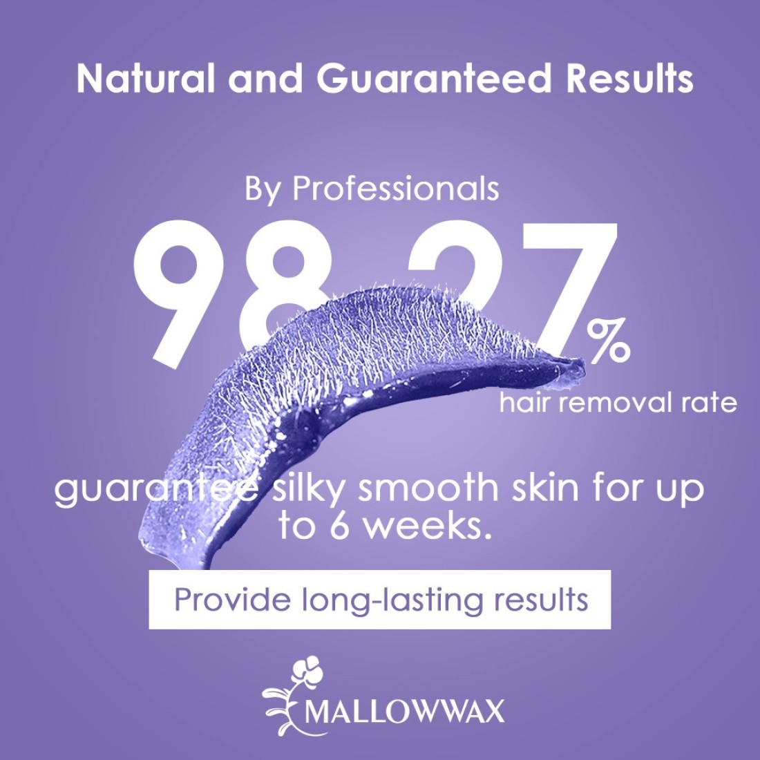 Hard Wax Beads Lavender Stripless Hard Wax Beans Wax beads for Hair Removal Natural Gentle Wax for Brazilian Bikini Waxing Beads for Beginners Coarse Body Hair Specific