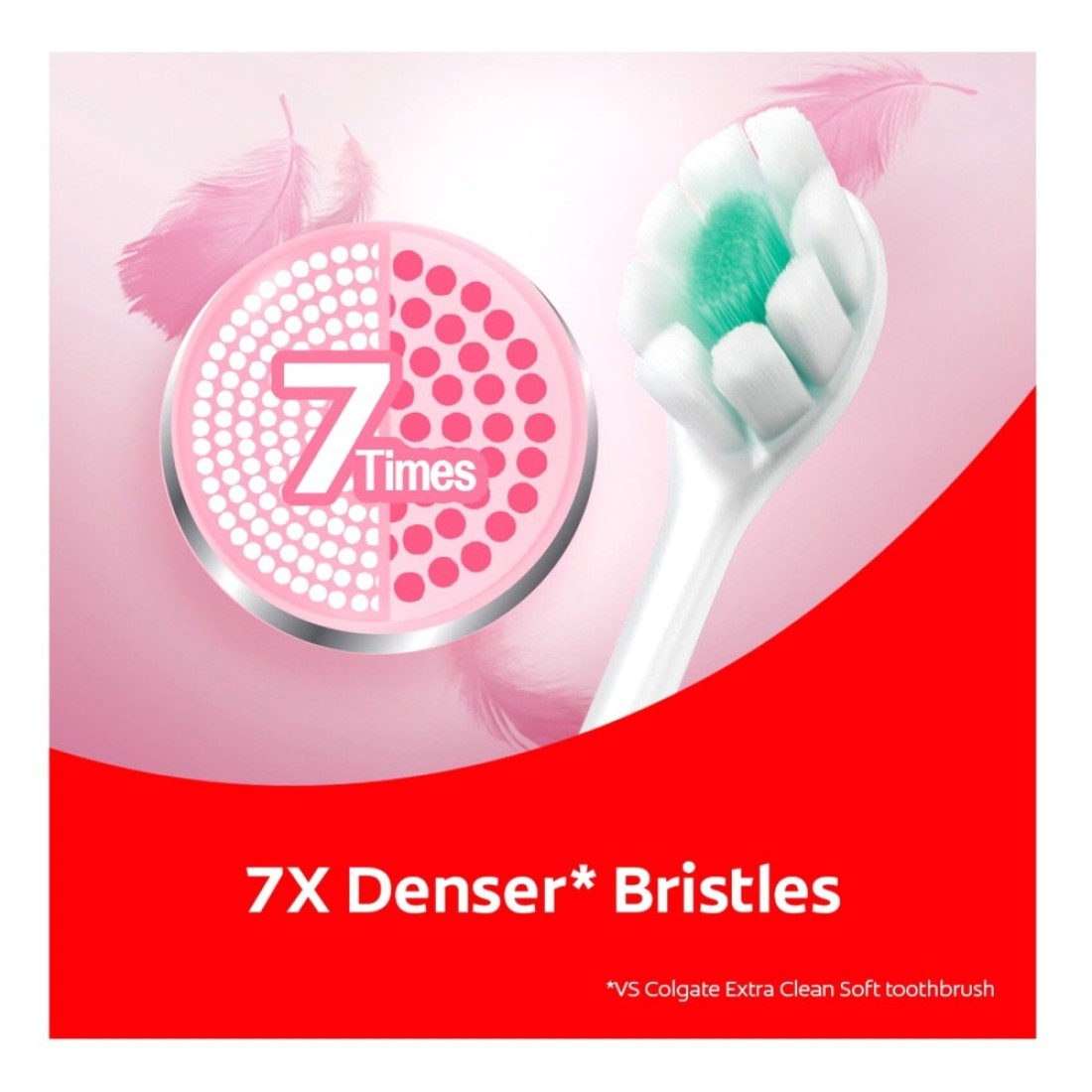 Colgate Foamsoft Super Dense Thin Soft Bristle Toothbrush Multi Pack 2 Pcs