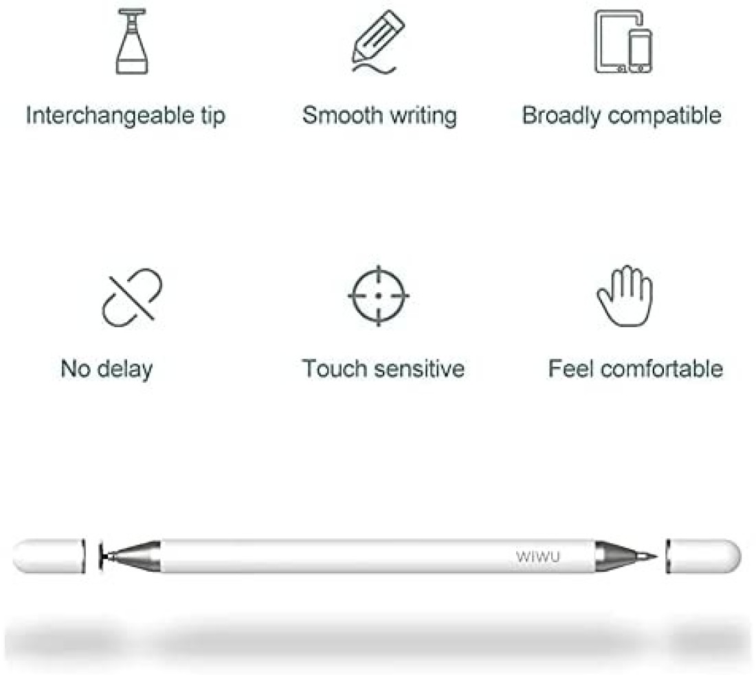 Yesido 2 In 1 Stylus Pen With Ball Point Pen Universal Passive Stylus Pen For Smart Phone Tablet Writing Pen, St04