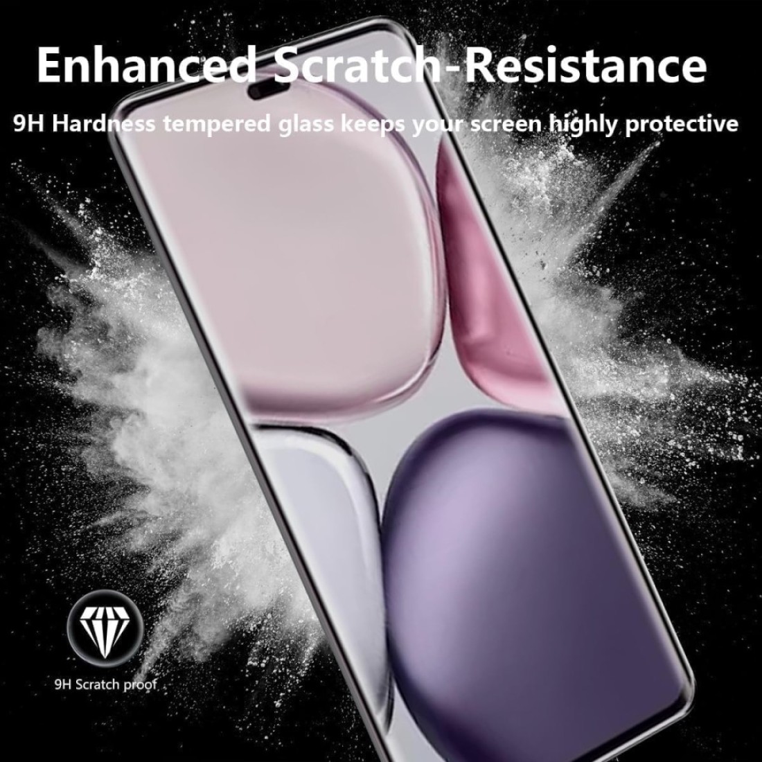 Honor X9c Screen Protector, 3D Curved Tempered Glass, Anti-Spy, 9H Hardness, Full Coverage, Anti-Fingerprint