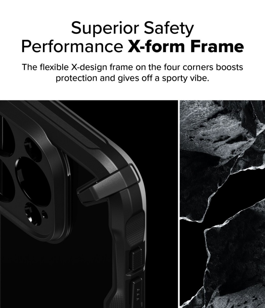 Ringke - iPhone 16 Pro Max Case Cover , Fusion X Series , Black