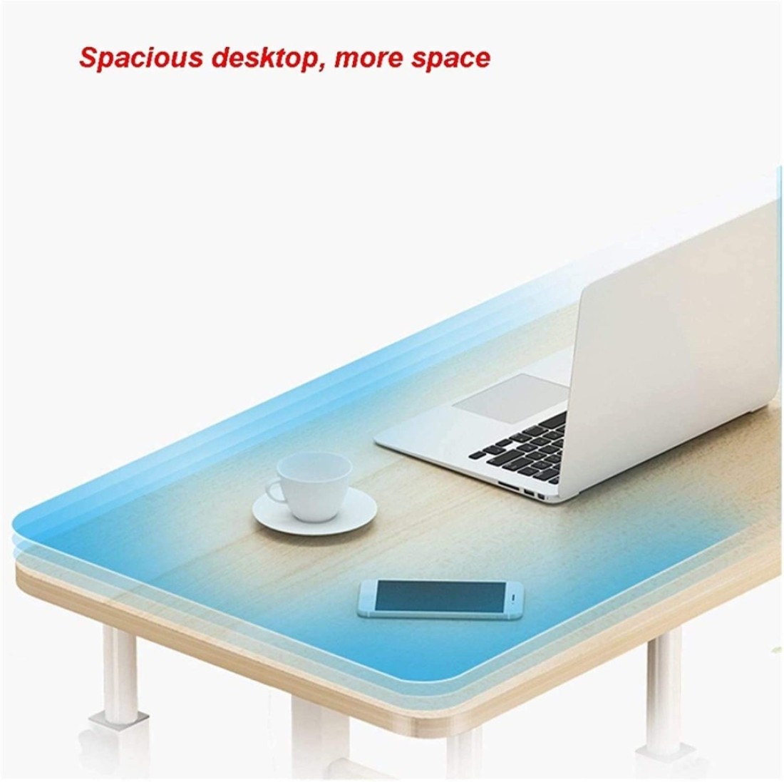 Snack Side Table, Mobile End Table Height Adjustable Bedside Table Laptop Rolling Cart C Shaped TV Tray with Storage Shelves for Sofa Couch