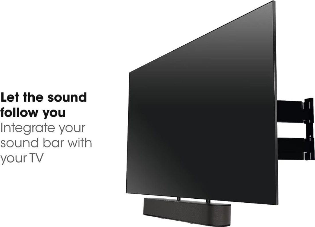 Vogel&#39;s Sound 3550 Universal Soundbar Mount Also Fits Bose 500/700 Sonos Arc/Beam/Playbar Samsung Sony LG And JBL For Vesa 100 To 600 Max. 14.3 Lbs (6,5 Kg)
