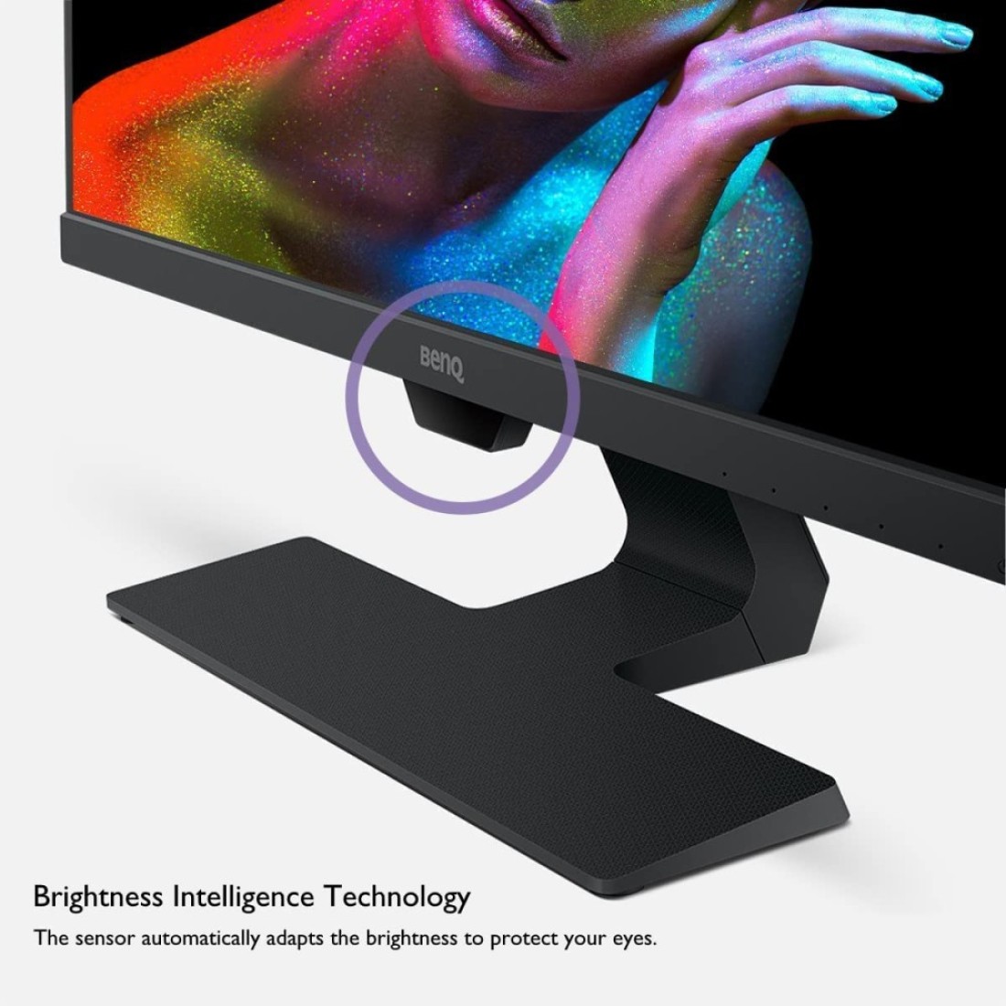 Benq Gw2480 24 Inch FHD 1080P Eye-Care LED Monitor, 1920X1080 Display, IPS Panel, 1Wx2 Speakers, Brightness Intelligence, Low Blue Light, Flicker-Free, Ultra Slim Bezel, Cable Management System, HDMI
