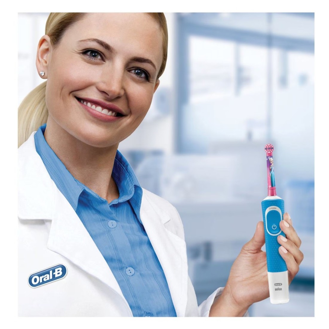 Oral-B Vitality Rechargeable Kids Frozen Toothbrush D100 Blue