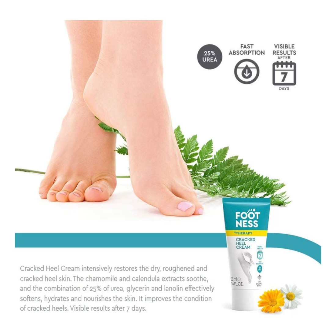 Footness Cracked Heel Cream White 50ml