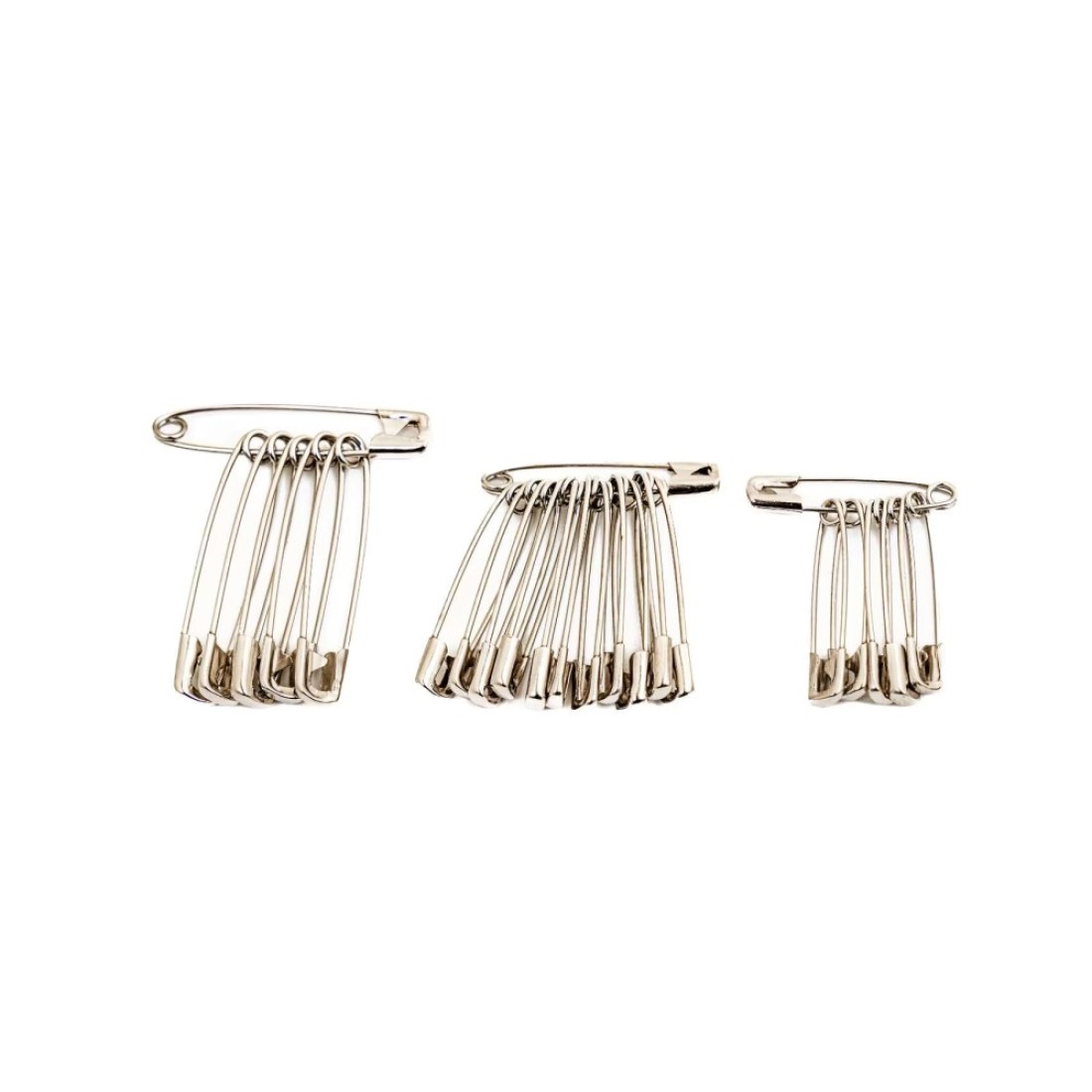 Xcluzive Safety Pins Silver 24 PCS