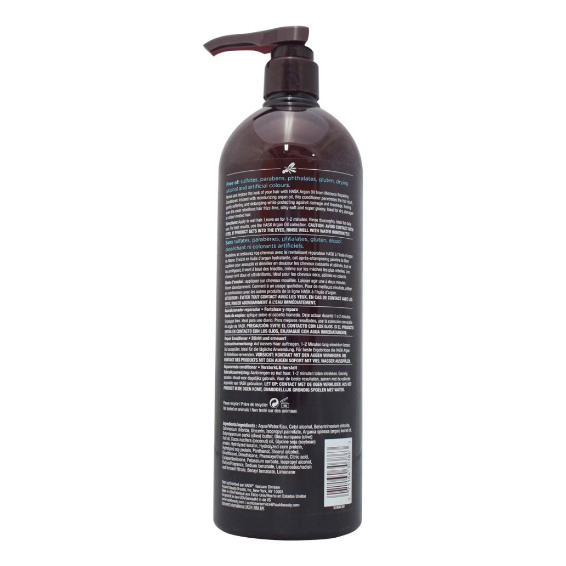 Hask Argan Oil Repairing Conditioner Black 1L