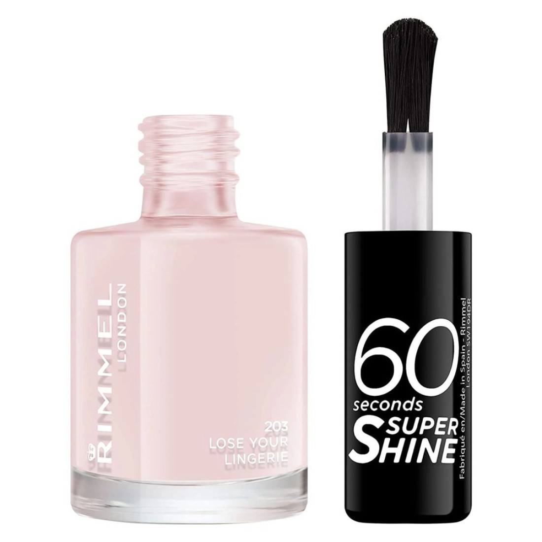 Rimmel London 60 Seconds Super Shine Nail Polish 203 Lose Your Lingerie 8ml