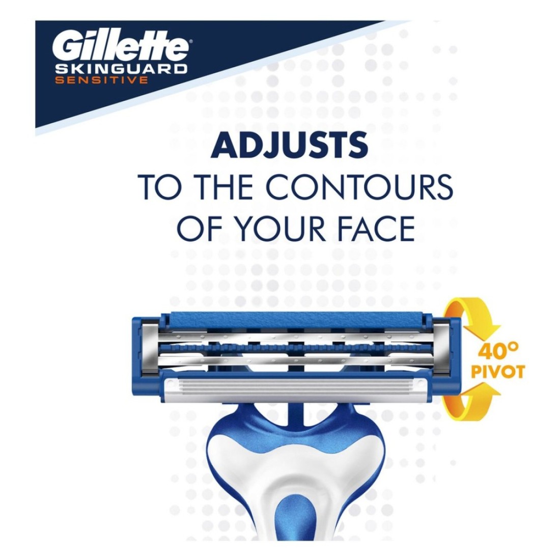 Gillette Skinguard Sensitive Disposable Razor Blue 8 PCS
