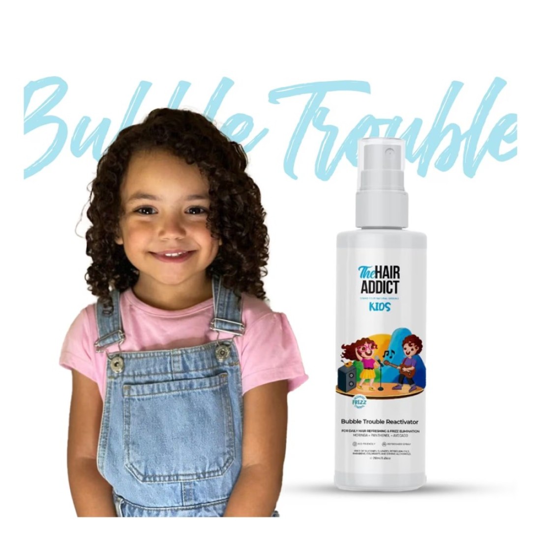 The Hair Addict Bubble Trouble Reactivator for Kids 250ml