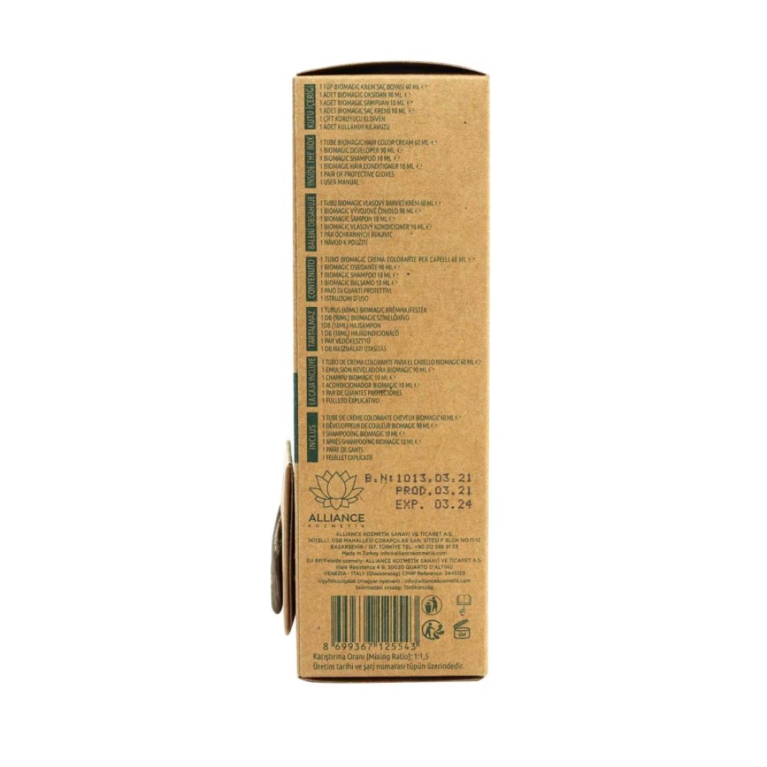 Biomagic Keratin And Argan Oil Hair Colour 6.00 Dark Blonde 60ml