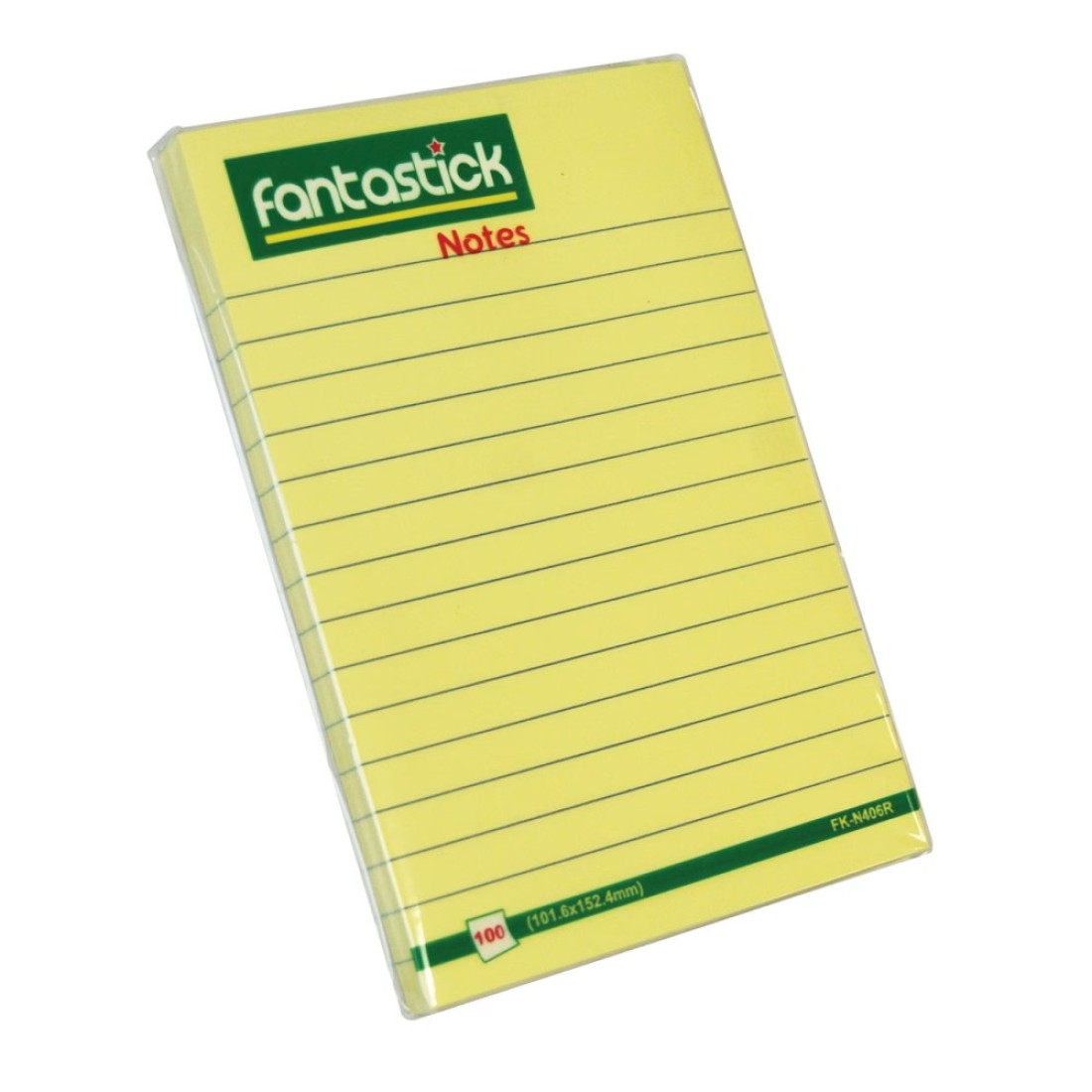 Fantastick Neon Sticky Notes FK-N303-05CF Yellow 400 Sheets