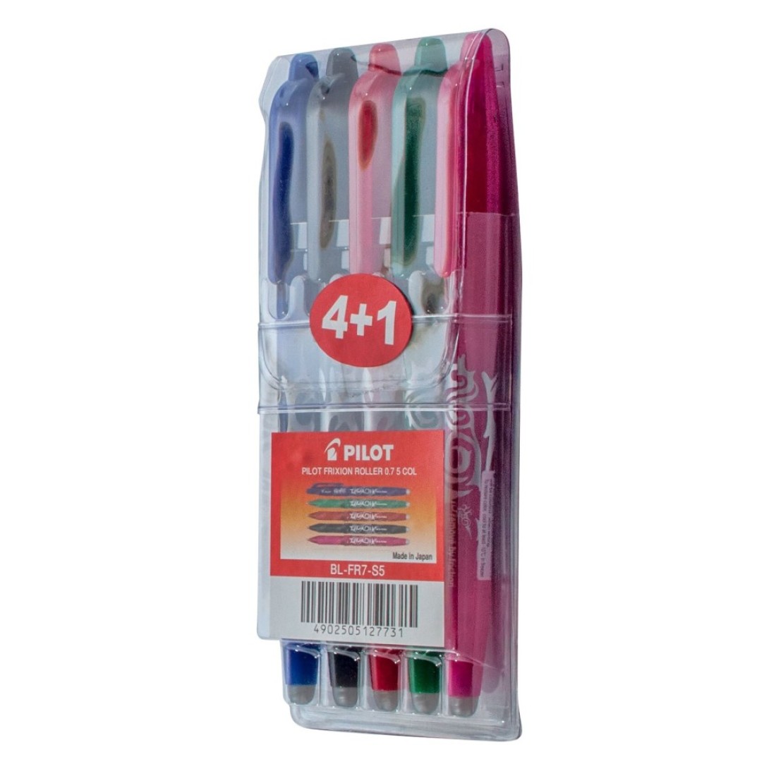 Pilot Frixion Colour Rollerball Pen 0.7mm 5 PCS