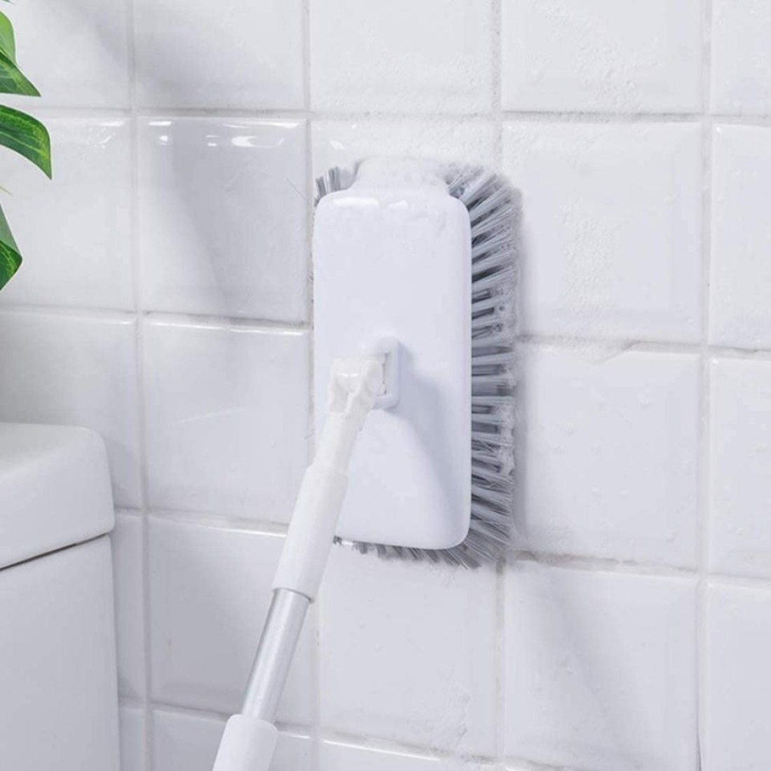 Aiwanto 2 Pack Set Cleaning Wiper and Brush Bathroom Toilet Cleaning Brush Wiper Floor Cleaning Wiper(Random Colour)