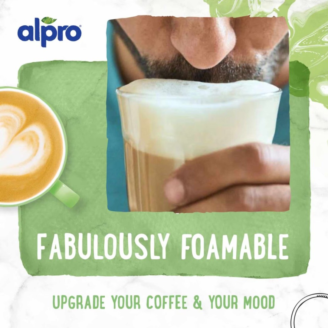 Alpro Barista Soya Drink, 100% Plant-Based, Lactose &amp; Dairy Free 1L