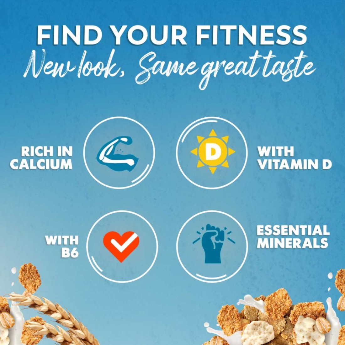 Nestle Fitness Original Breakfast Cereal, 40g