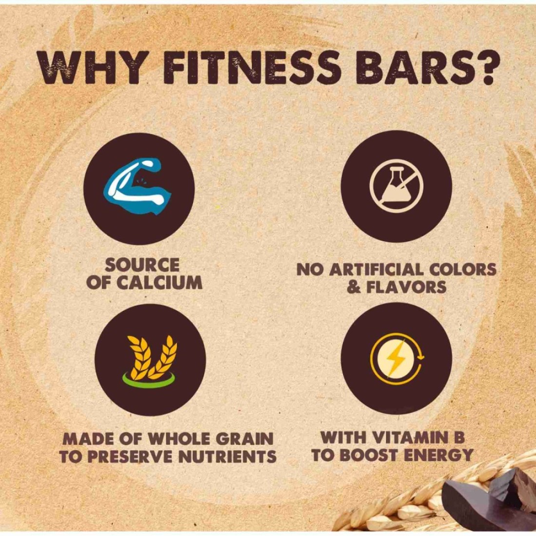 Nestle Fitness Chocolate Breakfast Cereal Bar, 23.5g
