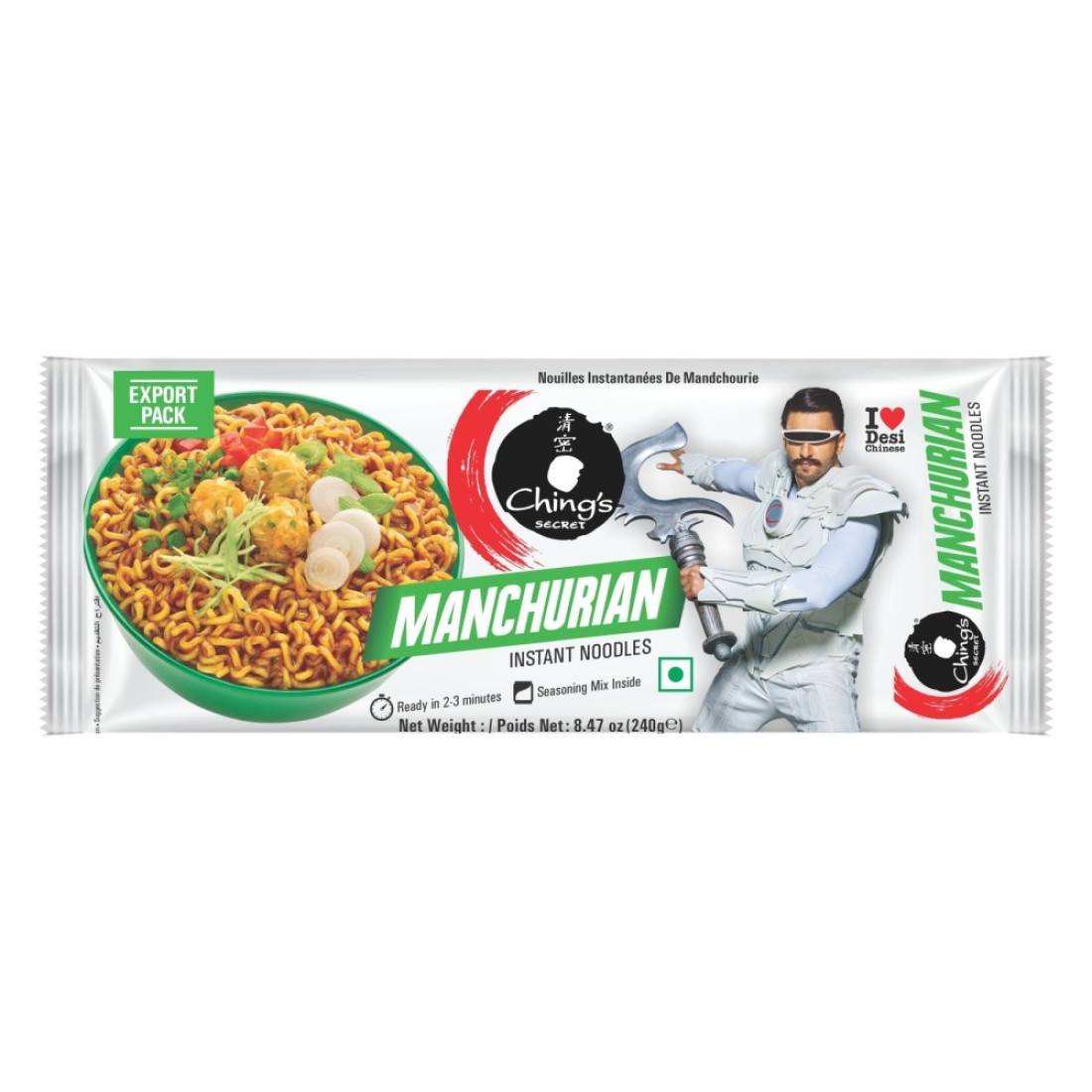 Ching&#39;s Secret Instant Noodles Family Pack 4 Noodles 240g