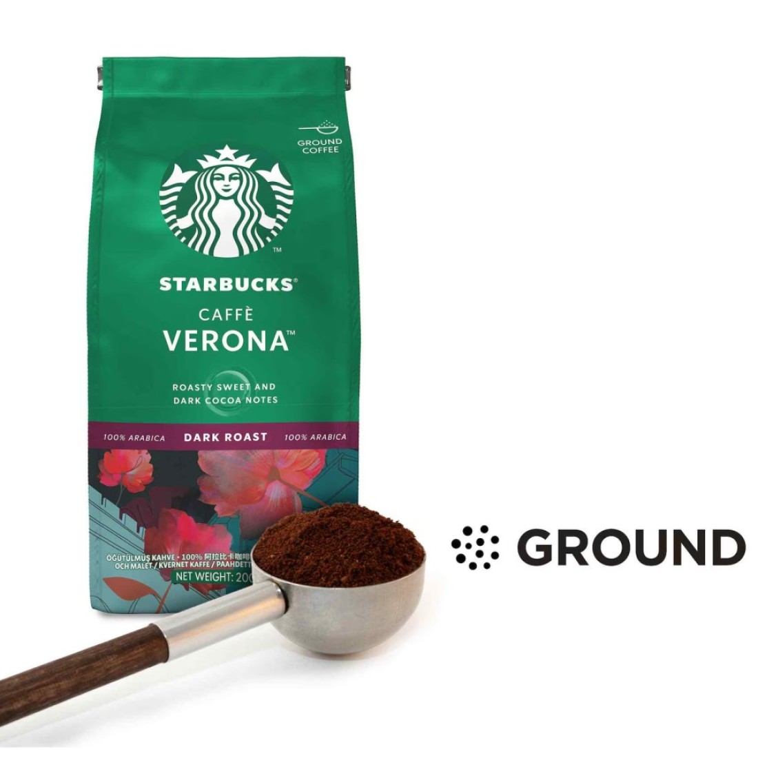 Starbucks Caffe Verona Dark Roast Coffee, 200g