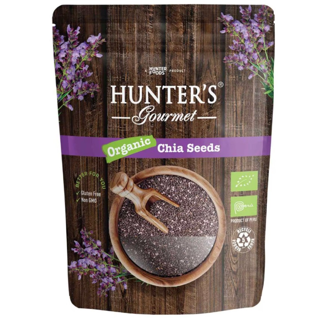 Hunter&#39;s Gourmet Organic Chia Seeds, 300g