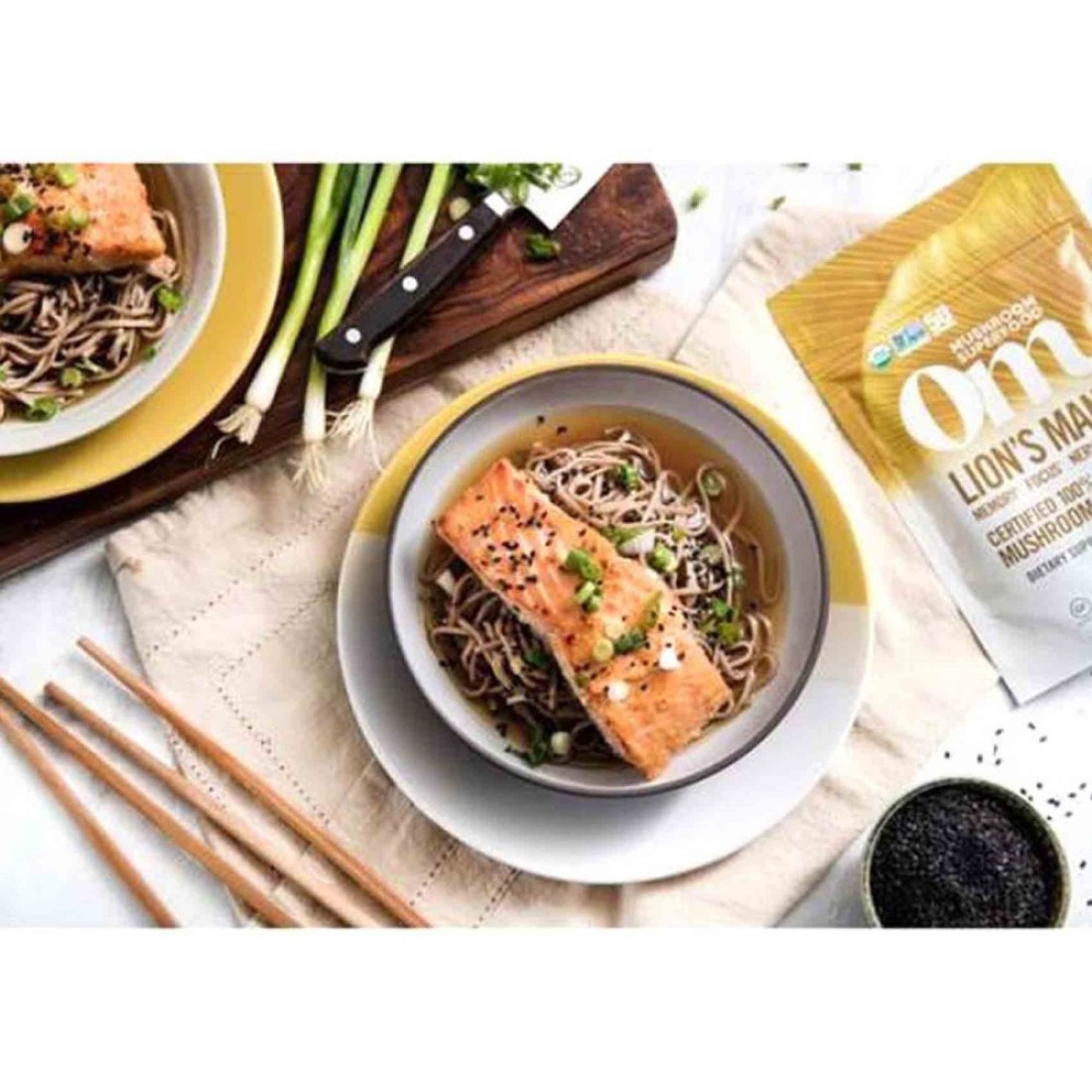 OM Lion&#39;s Mane Mushroom Superfood Powder 100g