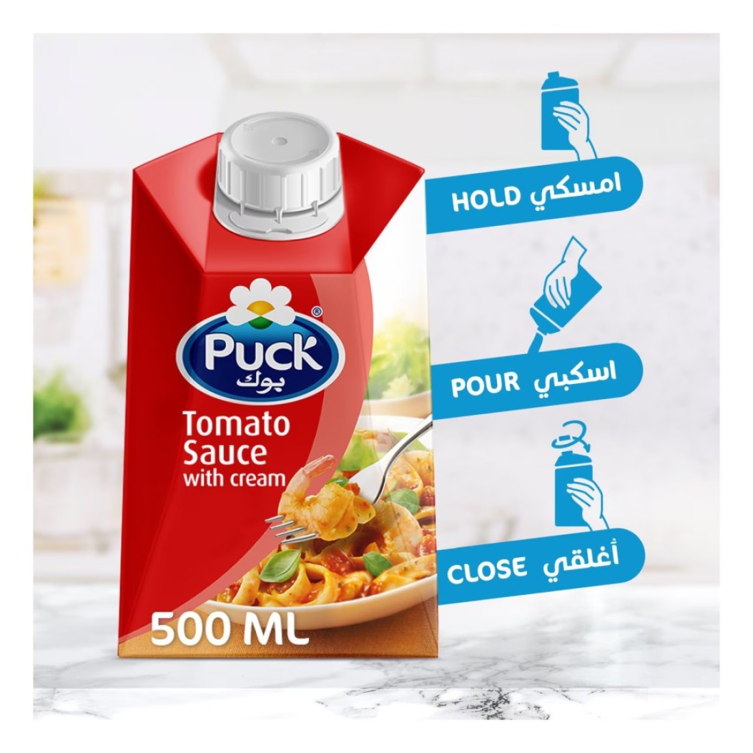 Puck Tomato Sauce With Cream, 500ml