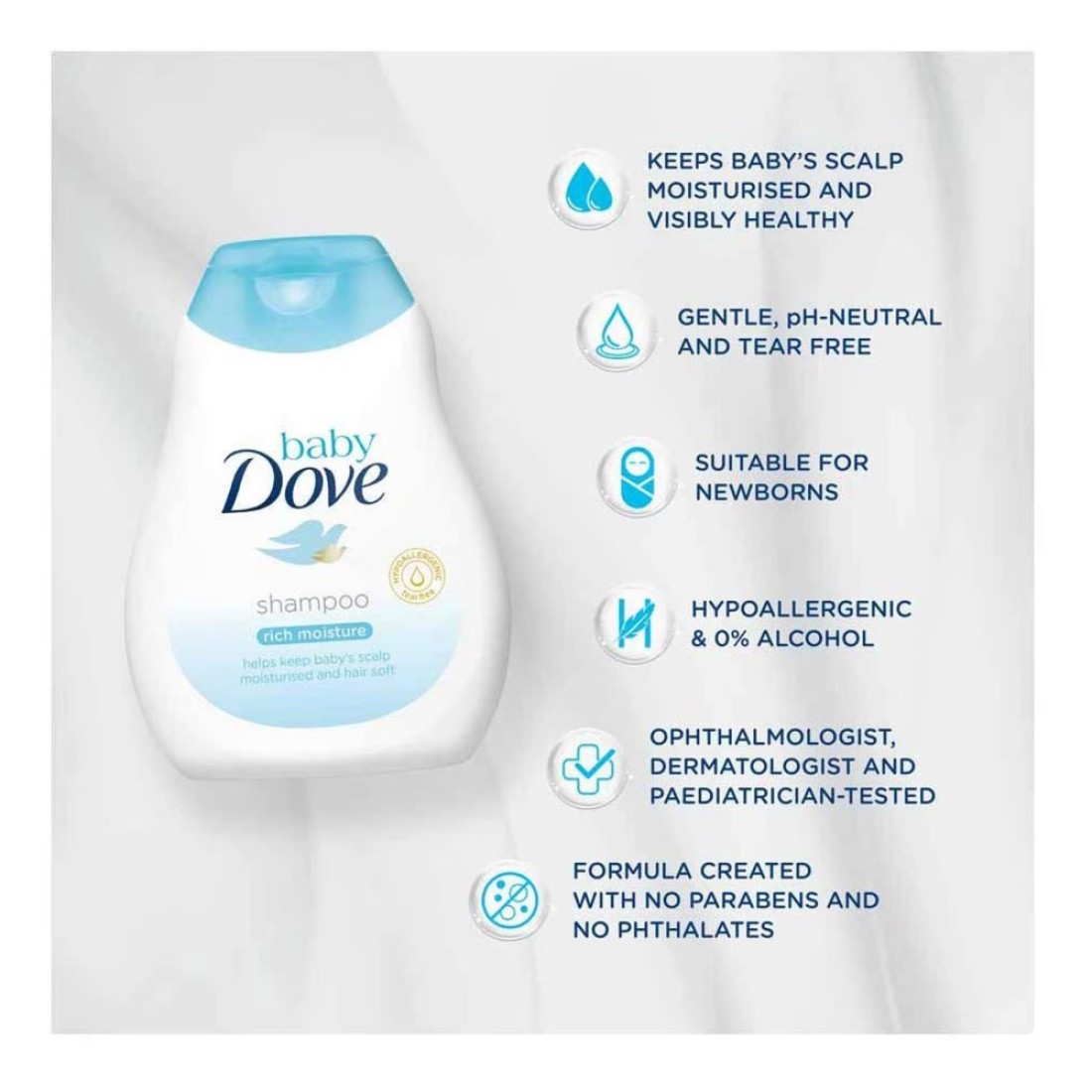 Dove Baby Rich Moisture Shampoo 200ml