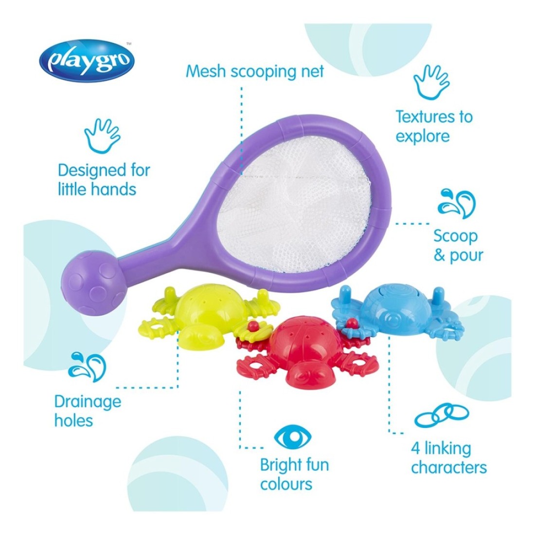 Playgro Scoop and Splash Bath Toy PG0188410