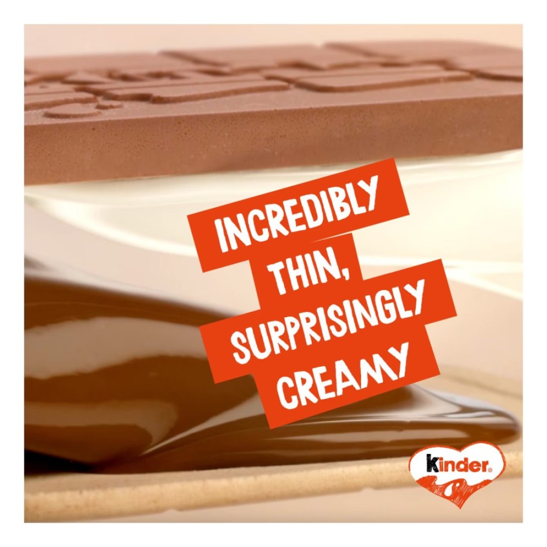 Kinder Cards Wafer Biscuits With Creamy Milk And Cocoa Filling 25.6g Pack of 5