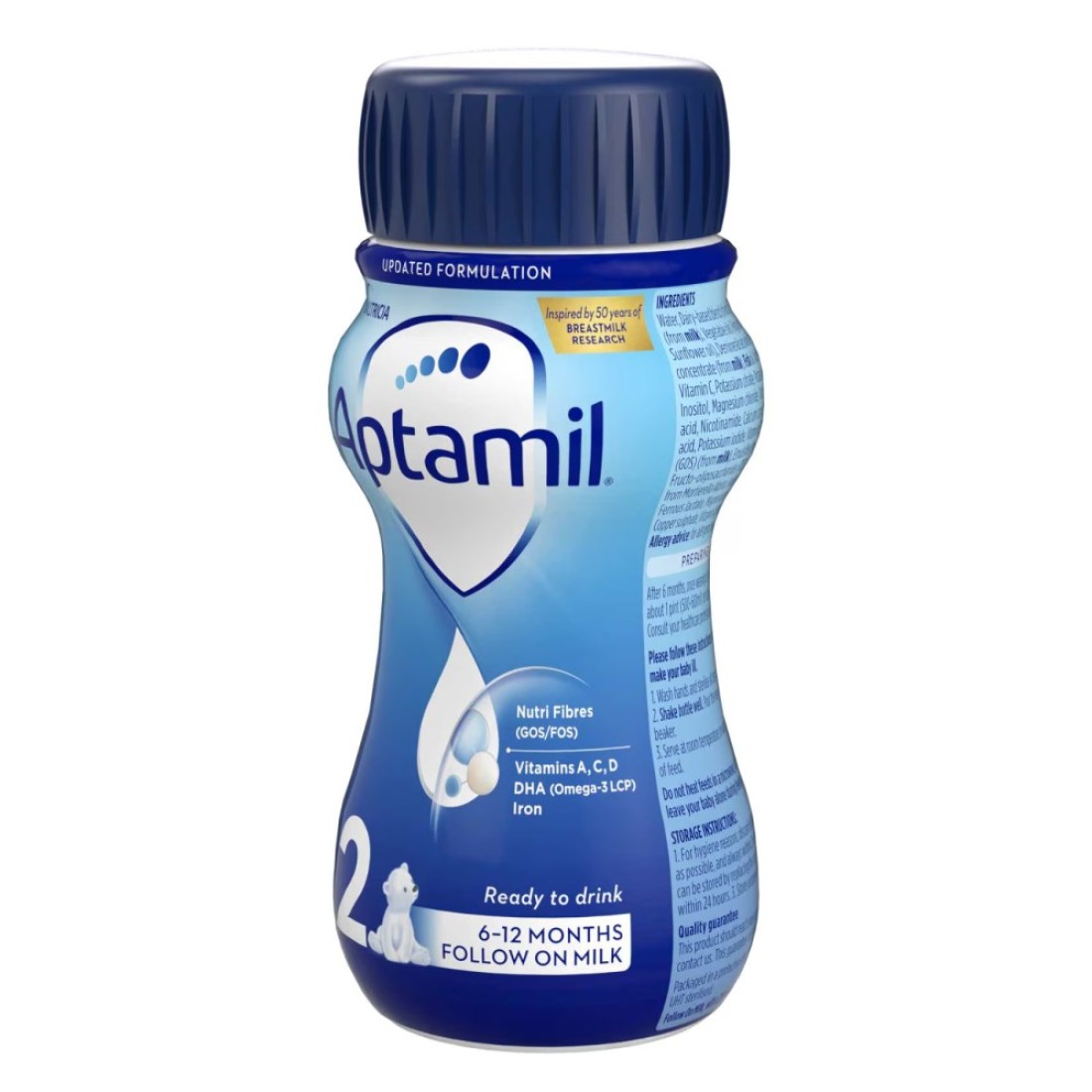 Aptamil Follow On Milk Formula, Stage 2, from 6 to 12 Months, 200ml