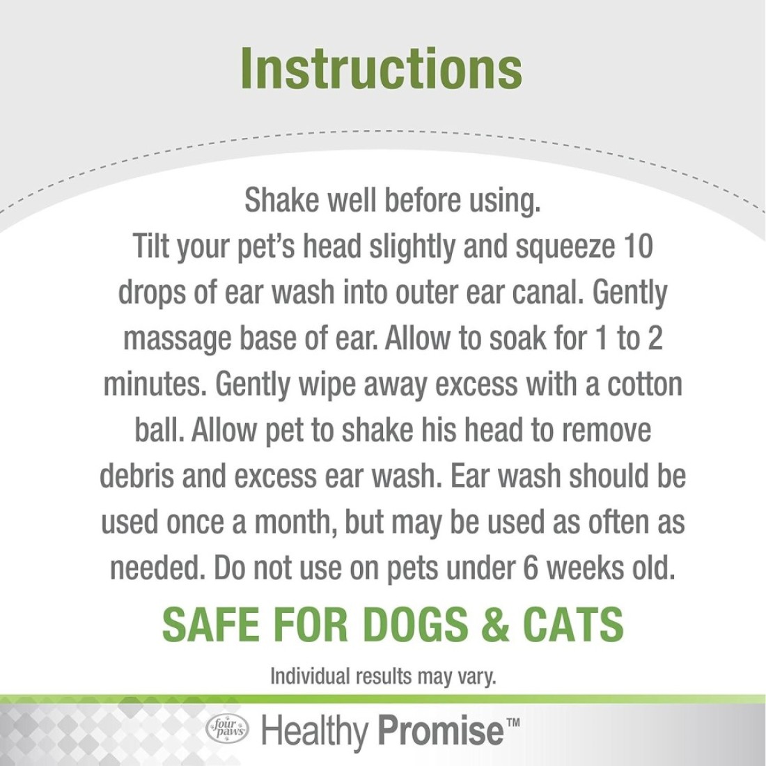 Four Paws Dog Ear Wash &ndash; Gentle Ear Cleaning &amp; Itch Relief for Dogs 118Ml
