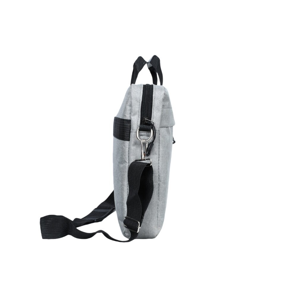 VIPTOUR Laptop Bag, Premium 16 Inch With Multiple Compartments, Padded Shoulder Strap Silver