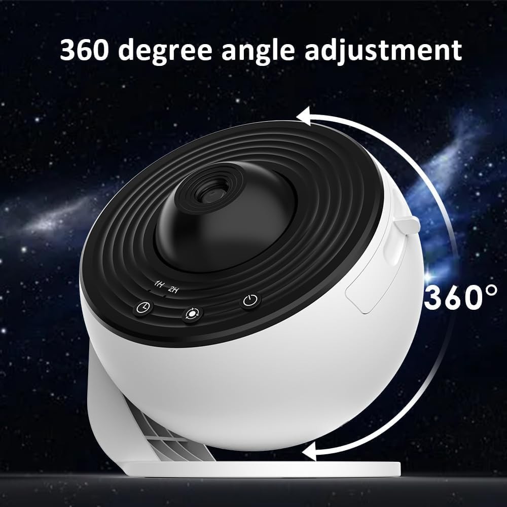 FIPKA Star Projector night light,12 in 1 Planetarium Star Projector Realistic Starry Sky Night Light,360 &deg;Rotation,Timing,Mute Design,Projection Effect for Bedroom